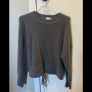 RD Style Grey Sweater w/ Elastic Waist